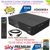 Edision Decoder Combo Tivusat HD Satellitare Tv Sat e Digitale Terrestre Dvb-T2 Hevc 265
