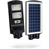 FARO Lampione Stradale Solare LED 30W 60W con Pannello Integrato IP66