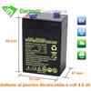 ALCAPOWER-JOIN-HQ-SKB-LAFAYETTE-EXTRACEL BATTERIA 6V 4A PIOMBO ERMETICA LAMPADE EMERGENZA ELETTRONICA 4,5AH RICARICABILE