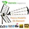 Corel ANTENNA TV ESTERNA DIGITALE TERRESTRE UHF 56 ELEMENTI ALTO GUADAGNO LTE FULL HD