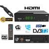 ANFEL DECODER DIGITALE TERRESTRE DVB-T2 H265 HEVC RICEVITORE SMART FULL HD 2021 2022