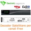 FTE RICEVITORE DIGITALE SATELLITARE "FREE TO AIR" CANALI SAT LIBERI
