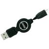 Lampa CAVO CAVETTO PER SMATPHONE PER AUTO DA VIAGGIO RETRATTILE RICARICA MINI USB NEW