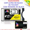 i-can Scheda Tessera Smart Card Nera Cam Tivusat Tv sat 4k Da Attivare Nuovo Modello