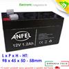 ANFEL BATTERIA ULTRACELL UL1.3-12 ACCUMULATORE 12V 1.3AH 1,3A AL PIOMBO 1,2AH