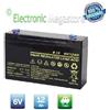 FLA BATTERIA 6V 12A PIOMBO GEL ERMETICA LAMPADE 7,2AH AUTOMOBILE GIOCATTOLO MOTO
