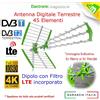ANFEL ANTENNA TV DIGITALE TERRESTRE UHF ALTO GUADAGNO 45 ELEMENTI LTE-4G
