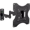 GBC Konelco STAFFA SUPPORTO PORTA TV DA MURO PARETE 3 SNODI BRACCIO DA 23" A 42" POLLICI LCD