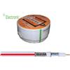 CAVEL 50MT RIGA ROSSA Cavo cavel DG113 ricezione digitale 75 Ohm (schermatura A+) 6.6