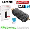 ANFEL Decoder Digitale Terrestre HD THOMSON, DVB-T2 HEVC H265,10 bit Formato Pocket