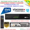 BWare DECODER SATELLITARE HD S2 LEGGE SCHEDE TIVUSAT COMPATIBILE TIVUSAT SOLO DEC