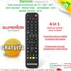 SUPERIOR TELECOMANDO UNIVERSALE PROGRAMMABILE 2:1 PER TUTTE LE TV MODERNE,DECODER ETC..