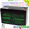 ANFEL BATTERIA ERMETICA AL PIOMBO 12V 9Ah 9,5Ah RICARICABILE 151(L)x94(H)x65(P) 10Ah