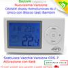 ANFEL CDE-7XL EASY FACILE CRONOTERMOSTATO DIGITALE PROGRAMMABILE CON BLOCCO TASTI E DI