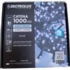 General Trade Luci led natalizie programmabili 1000 led 20metri bianco ghiaccio interno estern