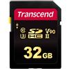 Transcend 700s Sd Class 10 32gb Memory Card Nero