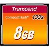 Transcend 133x Compactflash Udma 4 8gb Memory Card Nero