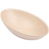Garcia de Pou 50 pezzi - Contenitore ovale 'Bionic' 8 x 4,8 x 2,7 cm naturale bagazo