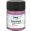 KREUL 8117 - Vernice per seta Javana in barattolo da 50 ml, bordeaux, vernice a base d'acqua altamente pigmentata e brillante, dal carattere fluido, penetra in profondità nelle fibre
