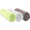 Easy dort Lenzuolo con angoli per culla, 32 x 72 cm, ovale, colore: grigio talpa, 100% bambù, compatibile con materasso ovale per navicella, carrozzina, culla | Oeko Tex | fabbricato in Europa