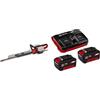 Einhell Tagliasiepi a Batteria Ge-Ch 36/65 Li - Solo Power X-Change + 2X 3,0Ah & Twincharger PXC Starter Kit