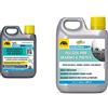 FILA Surface Care Solutions Cleaner, Detergente per Pavimenti, La confezione puo' variare & MARBLEWASH Detergente per Marmo e Pietra Naturale, Incolore, 1 Litro, 1000 unita