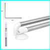 BASTONE ASTA PER TENDA DA DOCCIA VASCA BAGNO ANGOLARE AN ANGOLO 2 LATI 80x80