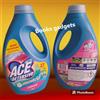 Fater Spa 9 pezzi Ace Lavatrice 27 Lavaggi Detersivo Colorati Smacchia e Igienizza 1350ml