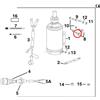 Evinrude Vite Evinrude Johnson BRP passo americano (USA) - 1 PZ - 351839