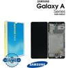 Samsung DISPLAY LCD + TOUCH SCREEN + FRAME SAMSUNG A42 A426 GH82-24375A ORIGINALE NERO