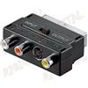 r2digital ADATTATORE Cavo SCART Maschio / Audio RCA S-VIDEO Femmina Presa IN OUT Svhs TV