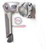 RMS 653.421690380 PIANTONE MANUBRIO 25,4X90 SILVER REGOLABILE ALLUMINIO