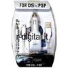 aglow.it Caricatore Auto per DS Lite e PSP 2 in 1 CARICABATTERIE USB NINTENDO PSP