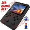r2digital CONSOLE PORTATILE RETRO GAMES 16 LCD 3" 168 GIOCHI RICARICABILE BATTERIA TV