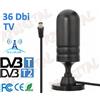 r2digital ANTENNA DVB-T DVB-T2 segnali televisivi VHF e UHF 36 dB DIGITALE TERRESTRE TV