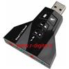 r2digital ADATTATORE SCHEDA AUDIO 3D USB VIRTUAL 7.1 ESTERNO NOTEBOOK COMPUTER CUFFIE PC