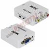 r2digital CONVERTITORE ADATTATORE HDV-625 VIDEO VGA + AUDIO USCITA RCA CVBS + AUDIO PC