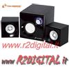 r2digital CASSE TECHMADE 2.1 TM-2100D ALTOPARLANTI COMPUTER NOTEBOOK DOLBY SURROUND PC SUB