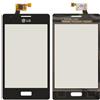 TOUCH SCREEN VETRO VETRINO LG OPTIMUS L5 E610 NERO BLACK