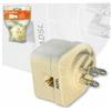 r2digital FILTRO ADSL TECHMADE SPINA TRIPOLARE SDOPPIATORE PRESA INTERNET TELEFONO MODEM