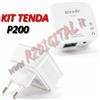 Tenda 2x KIT POWERLINE ADATTATORI TENDA P200 CONVERTITORE RETE ELETTRICA LAN ETHERNET