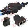 r2digital SPLITTER DOPPIATORE PORTE di RETE ETHERNET INTERNET LAN RJ45 DIVISORE ROUTER