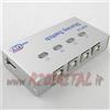r2digital SWITCH HUB 4 PORTE USB A/B MANUALE PER STAMPANTE SCANNER COMPUTER PC VIDEOCAMERA