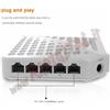 r2digital HUB SWITCH SG50 TENDA 5 PORTE 10/100/1000 ETHERNET RETE LAN SDOPPIATORE GIGABIT