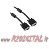 r2digital CAVO VGA M/M MONITOR 15 PIN PROLUNGA MASCHIO MASCHIO 10m 10 METRI 10 Mt 10mt