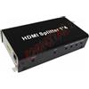r2digital HDMI 4 PORTE V1.3 1080p SPLITTER FULL HD TV SDOPPIATORE TELEVISORE MONITOR INPUT