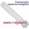 r2digital LAMPADA FLUORESCENTE COMPATTA 2G7 4 PIN 7W RISPARMIO ENERGETICO LUCE FREDDA