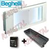 r2digital LAMPADA EMERGENZA BEGHELLI LED 11W BIANCA RICARICABILE PLAFONIERA INCASSO PARETE