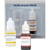 FILTRIACQUAITALIA Kit Analisi Durezza Acqua Titrant per Misurare Calcare con Test PH e Test Cloro