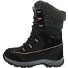 Jack Wolfskin 4041421 Donna Stivali da neve, Black/Dark Grey, 37 EU